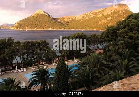 Spanien, Balearen, Mallorca, die Bucht von Formentor Hotel Formentor (Luxus) Stockfoto