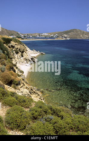Griechenland, die Dodekanes Insel Patmos, die Bucht von Grikos Stockfoto