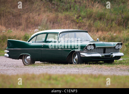 Amerikanische Oldtimer.  Plymouth Fury Belvedere 1958. Stockfoto