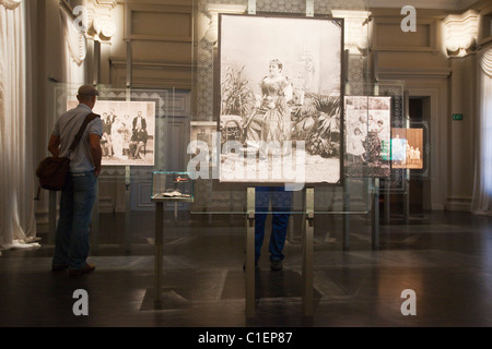 "Fotografie" lebende Galerie in das National Museum of Singapore, Singapur Stockfoto