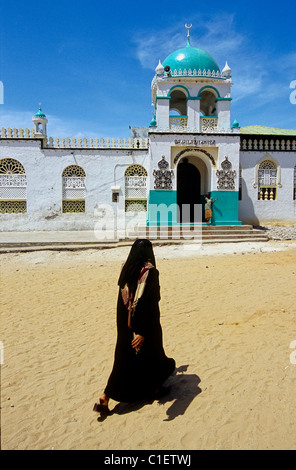 Kenia Ocean Indian coast Insel Lamu historische Stadt Lamu von Moslems arabische Händler aus dem Persischen Golf im 7. gegründet Stockfoto