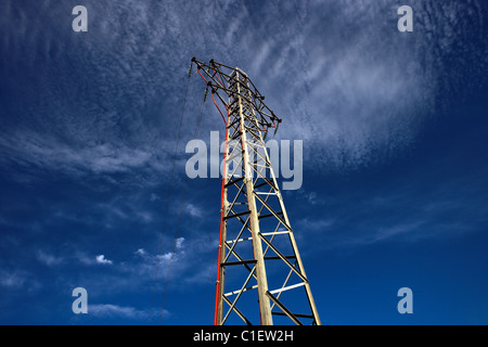 Turm der Elektrizität. LLeida. Spanien. Stockfoto