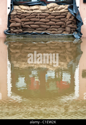 Hochwasser in Passau. Bayern. Deutschland Stockfoto