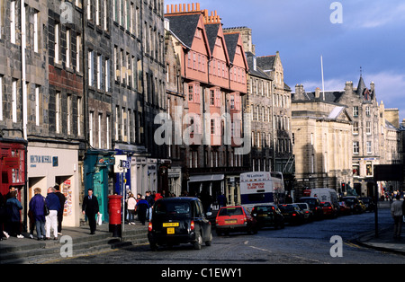 Schottland, Edinburgh, die Royal Mile Stockfoto