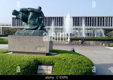 Das Friedensdenkmal, Genbaku Dome, Hiroshima, Insel Honshu, Japan Stockfoto
