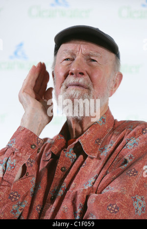 Pete Seeger "Clearwater-Concert' Erstellen der nächsten Generation von ökologischen Führer Gastgeber Benefiz-Konzert zur Feier Stockfoto