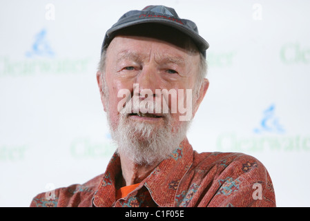 Pete Seeger "Clearwater-Concert' Erstellen der nächsten Generation von ökologischen Führer Gastgeber Benefiz-Konzert zur Feier Stockfoto