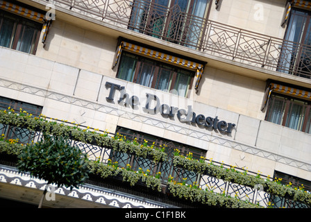 Dorchester Hotel, Park Lane, Mayfair, London, England Stockfoto