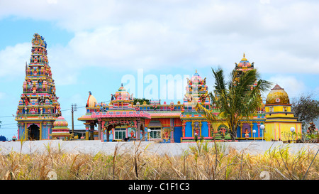 Indische Tempel Siva Soopramaniarkovil, Bel Air, Flacq, Mauritius Stockfoto