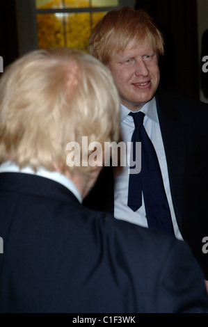 Bürgermeister Boris Johnson bei der Enthüllung der seine Wachsfigur bei Madame Tussauds. London, England - 05.05.09 Vince Maher / Stockfoto