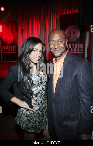 Sharon Carpenter und Stephen Hill The Urban Network Magazine und Alistair Entertainment VIP Empfang Ehren Stephen Hill Stockfoto