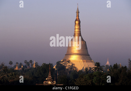 Myanmar (Burma), Pegu (Bago), Shwemawdaw Pagode Stockfoto