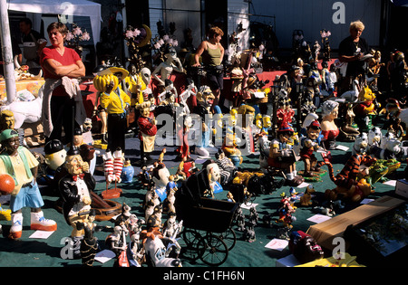 Frankreich Nord große jährliche Lagerverkauf von Lille der größte Flohmarkt Europas erste W-e September Grande Braderie de Lille Stockfoto