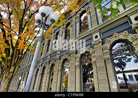 Historisches Gebäude in der Innenstadt von Salem Oregon eine fallen morgen Stockfoto