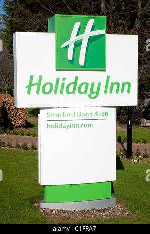 Holiday Inn Zeichen, Stratford-upon-Avon Stockfoto