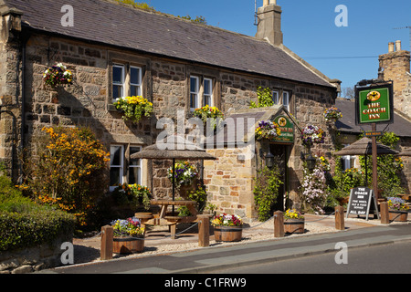 Der Coach Inn, Lesbury, Northumberland, England, Vereinigtes Königreich Stockfoto