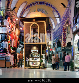 Orientalischer Kiosk im Großen Basar in Istanbul in der Türkei im Nahen Osten Asien. Die osmanische Geschichte Shop Markt Tourismus Handel Empire Retail Travel Stockfoto