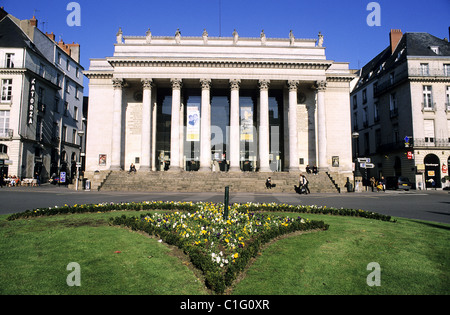 Frankreich, Loire-Atlantique, Nantes, Graslin Theater Stockfoto