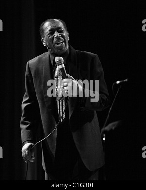 Ben E King Performing live-März 2011 Stockfoto