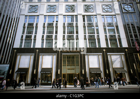 Das Bergdorf Goodman Kaufhaus Mens Store in New York Stockfoto