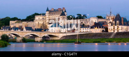 Château d'Amboise, Frankreich. Stockfoto