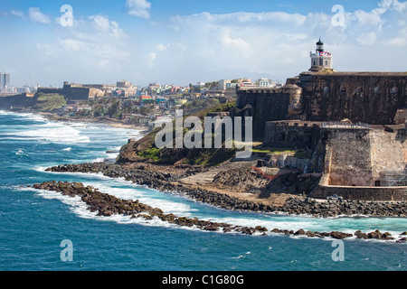El Morro Castle, San Juan, Puerto Rico Stockfoto