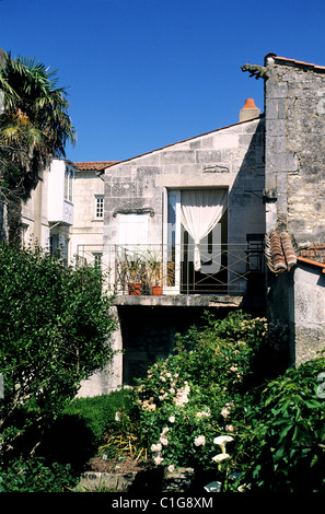 Frankreich Charente Maritime Rochefort des französischen Schriftstellers Lotis Haus der Innengarten (Fragen Sie Autorisierung vor Stockfoto