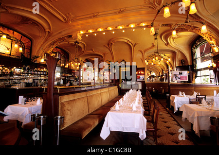 Frankreich, Meurthe et Moselle, Nancy, die Brasserie Excelsior (Brasserie Flo) Stockfoto