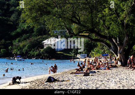 Frankreich, Martinique (Französische Antillen), Les Anses d' Arlet, Strand an der Süd-Westküste Stockfoto