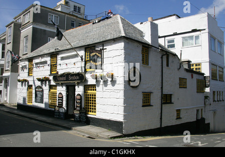 Der Admiral Benbow Public House, Penzance, Cornwall. Stockfoto