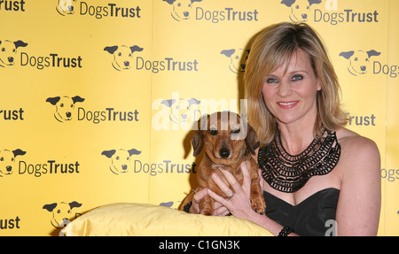 Linda Barker die Hunde Vertrauen Ehrungen 2009 anlässlich der Hurlingham Club London, England - 19.05.09 Stockfoto