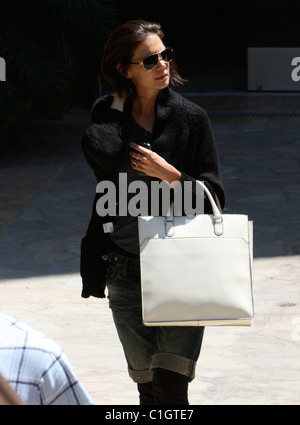 Katie Holmes verlassen ein Tanzstudio in Hollywood Los Angeles, Kalifornien - 20.05.09 Stockfoto