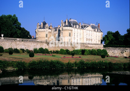 Frankreich, Sarthe, Le Lude Burg Stockfoto