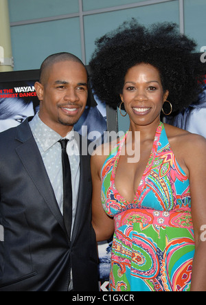 Damon Wayans Jr., Kim Wayans Los Angeles Premiere von "Dance Flick", gehalten am Arclight Theater - Ankünfte Hollywood Stockfoto