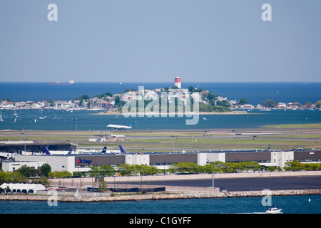 Flughafen, Logan International Airport, Boston, Massachusetts, USA Stockfoto