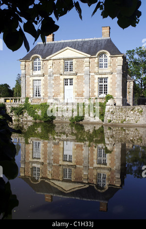 Frankreich, Loiret, la Ferte Saint Aubin Burg (Loire-Schloss) Stockfoto