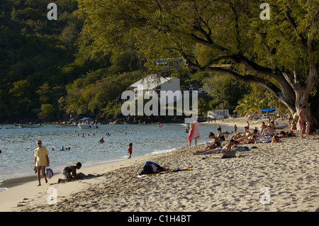 Frankreich, Martinique (Französische Antillen), Les Anses d' Arlet, Strand an der Süd-Westküste Stockfoto