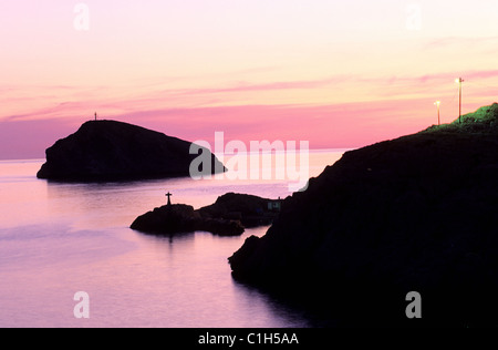 Frankreich, Bouches du Rhone, Marseille, Le Tiboulen de Maire und Baie de Singe (Cap Croisette) in der Nähe von Les Goudes Stockfoto