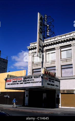 Vereinigte Staaten, New York City, Manhattan, Harlem, 125 Straße (Martin Luther King Jr Bd) im Apollo Theater Stockfoto