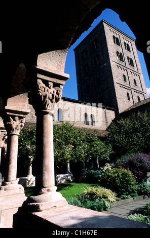 Vereinigte Staaten, New York City, Manhattan, Fort Tryon Park, der Kreuzgang Stockfoto