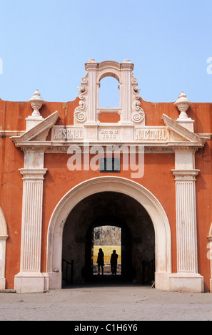 Mexiko, Bundesstaat Veracruz, Antigua, San Juan de Ulua Festung Stockfoto