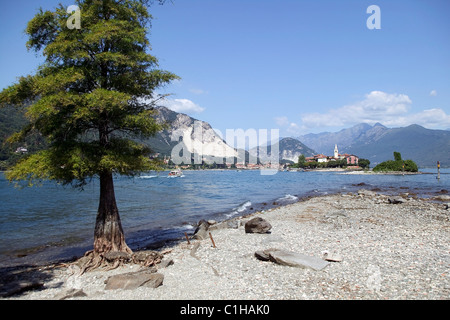 Italien, Lago Maggiore, die Borromäischen Inseln Isola Pescatori Stockfoto