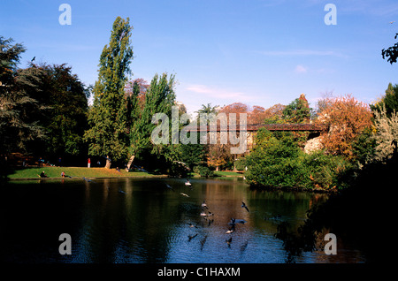 Frankreich, Paris, Park Buttes Chaumont Stockfoto