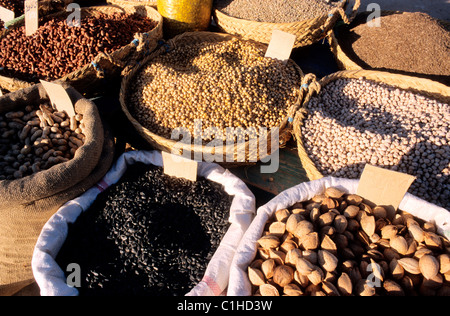 Tunesien, Insel Djerba, Gewürzmarkt in der Stadt Houmt Souk Stockfoto