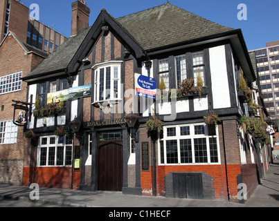 Die Königskinder Gastwirtschaft, Burgtor, Nottingham, England, Vereinigtes Königreich Stockfoto