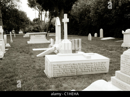 Haydarpasa britischen Soldatenfriedhof in Uskudar in Istanbul in der Türkei im Nahen Osten Asien. Geschichte Historisches historische Krim türkische Memorial Reisen Stockfoto