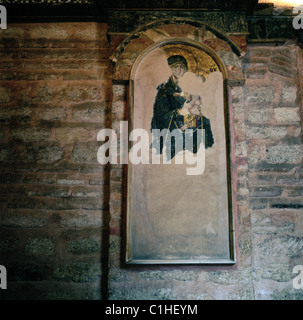 Kariye Museum Chora Kirche in Istanbul in der Türkei im Nahen Osten Asien. Religiöse Kunst Geschichte Religion Christ Christentum Fresko Wandbild Reisen Stockfoto