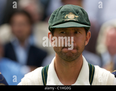 Ricky Ponting nach dem Spiel in der England V Australien Asche Testreihen auf Lords, London. Stockfoto