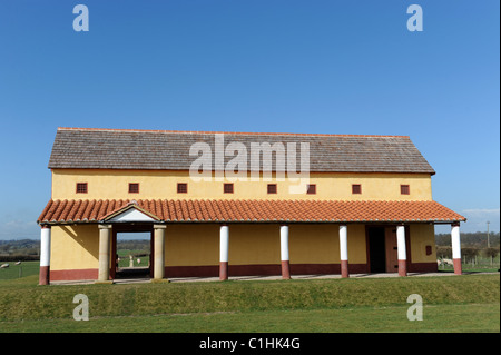 Wroxeter Replik römische Stadthaus gebaut für TV-show Stockfoto