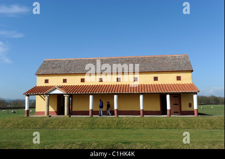 Wroxeter Replik römische Stadthaus gebaut für TV-show Stockfoto